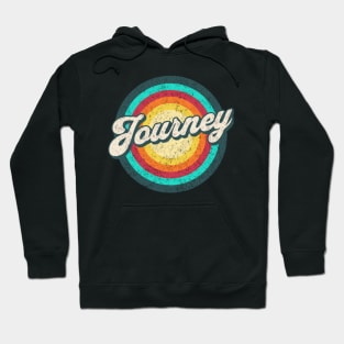 name in color circle Hoodie